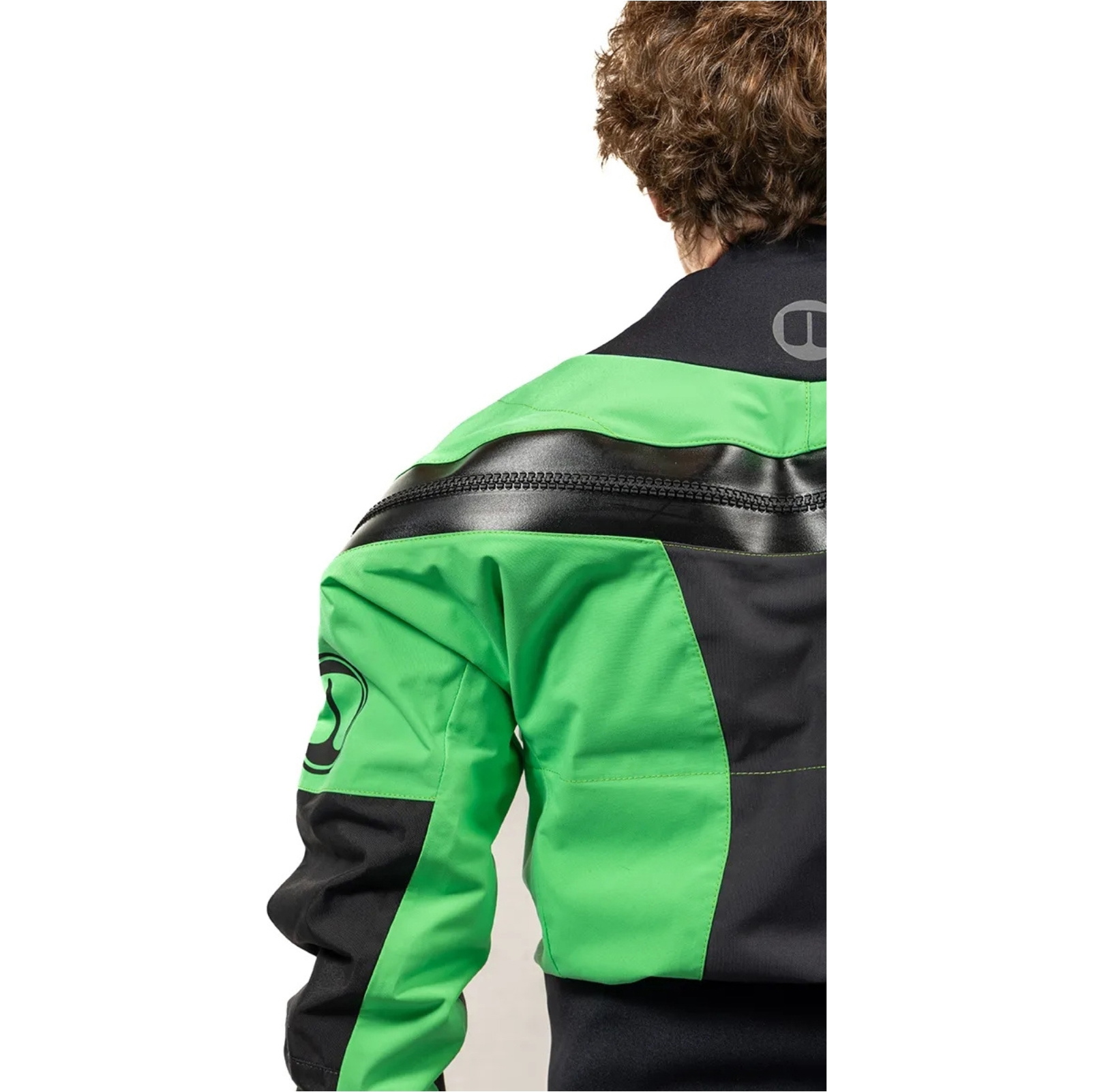 2026 Nookie Womens Fusion Latex Drysuit DR60 - Black / Green